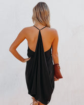 Such A Flirt Neckholder-Rüschenkleid - Schwarz